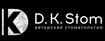 Логотип клиники D.K. STOM (Д.К. СТОМ)